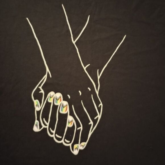 🔥JZD For Target Pride Holding Hands T-shirt - Picture 2 of 4